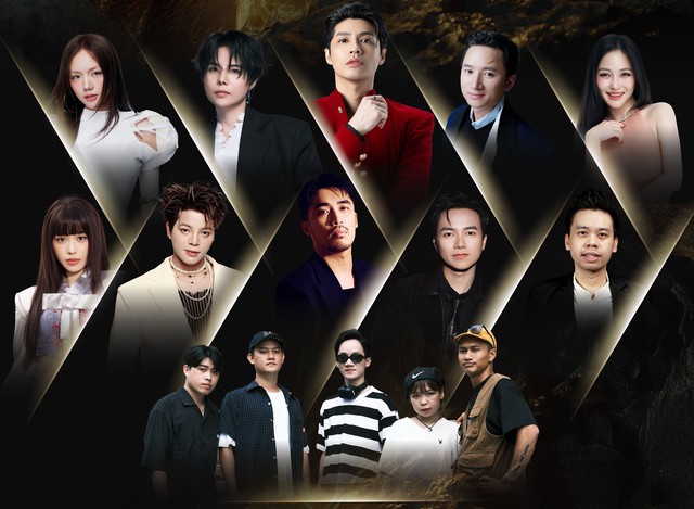 Các nghệ sĩ xác nhận tham gia "V Fest - Vietnam Today" tính tới ngày 15/9. Ảnh VTV