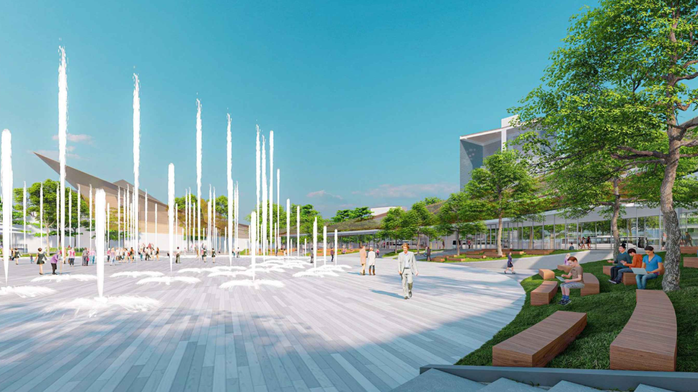 Khu vực phía Đông hồ Hoàn Kiếm sẽ hình thành không gian sinh hoạt cộng đồng, tổ chức các hoạt động nghệ thuật, triển lãm và sự kiện văn hóa, góp phần nâng cao đời sống tinh thần của người dân.