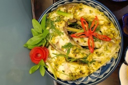 Cá làm món này không hề tanh, vị ngọt thanh, ít dầu mỡ