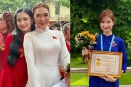 Nữ ca sĩ quê Bắc Ninh hát ca khúc chính của phim 'Mưa đỏ' có đời thực ra sao?