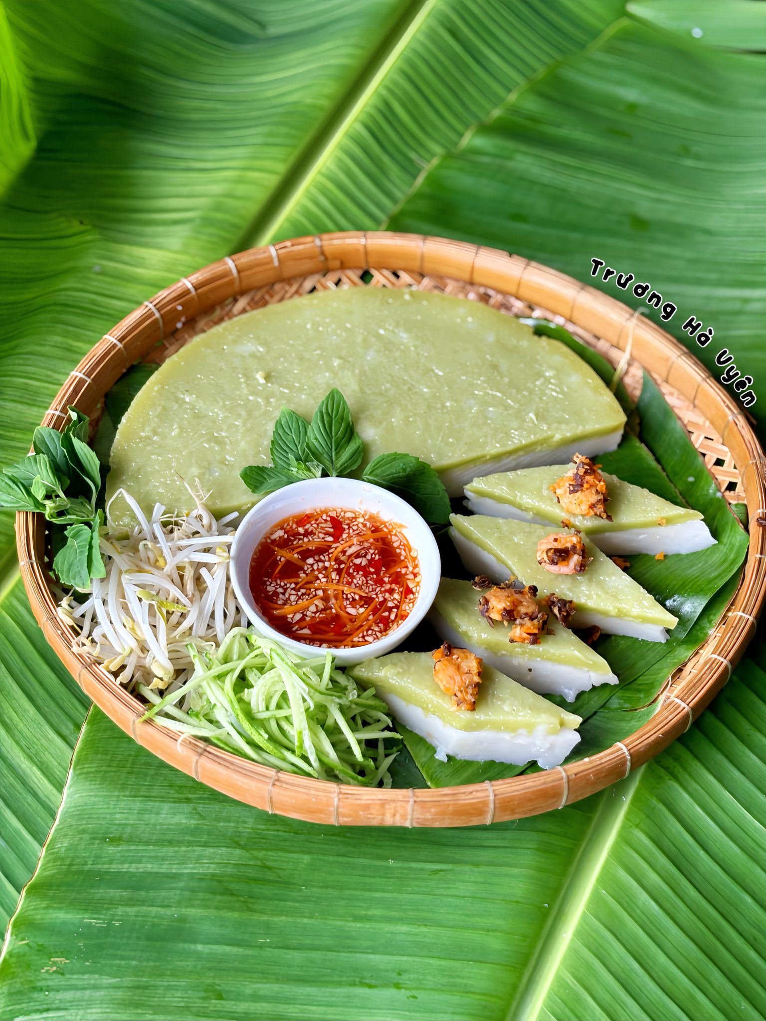 Bánh đúc mặn 2 tầng