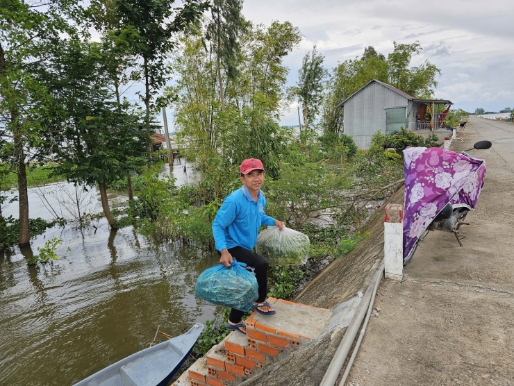 Cảnh mưu sinh nơi đầu nguồn lũ miền Tây - 17