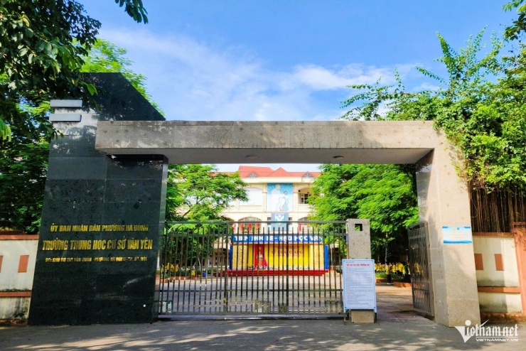 Trường THCS Văn Yên, phường Hà Đông, Hà Nội. Ảnh: T.L
