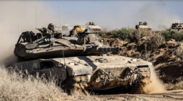 Xe tăng Israel rầm rập tiến vào Gaza, Hamas lập 'lá chắn sống' lớn chưa từng có - 1