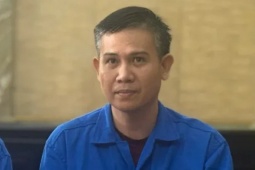 Hình ảnh cựu Chủ tịch Asanzo Phạm Văn Tam tại tòa