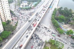 Nút giao ùn tắc nhất Linh Đàm được điều chỉnh ra sao?