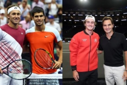 Alcaraz và Federer gây sốt khi cùng nhau góp mặt hâm nóng Laver Cup 2025