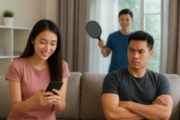 Chuyện nóng pickleball: Chồng "bốc hỏa" vì vợ say mê nhắn tin với nam VĐV đánh cặp
