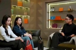 Phương Oanh gây bàn tán với cảnh phim 'mặc cả đồ hiệu như ở chợ'