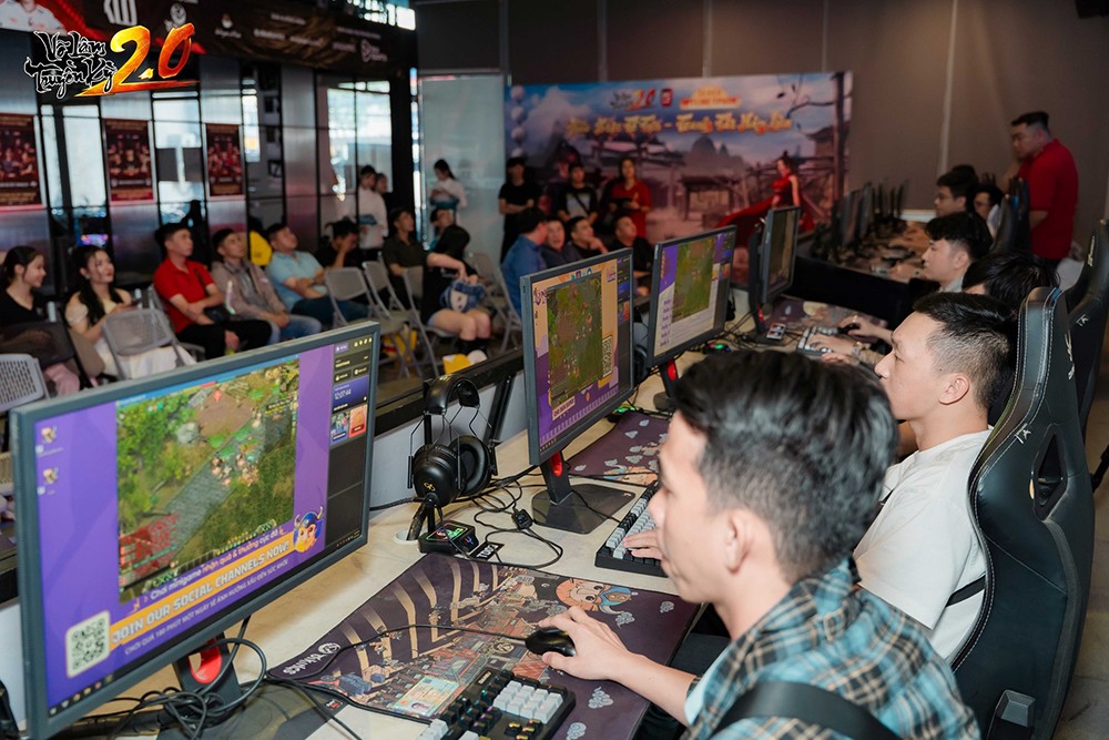 Game thủ tham gia giải đấu giao hữu tại buổi offline ở TP. Hồ Chí Minh.