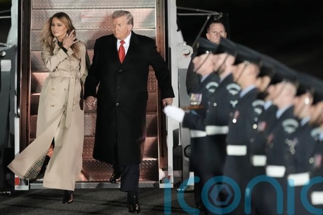 Ông Trump và Đệ nhất phu nhân Melania Trump đã tới Anh ngày 17/9. Ảnh: Iconic