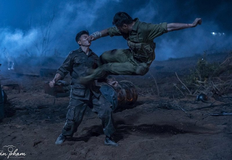 &nbsp;Đỗ Nhật Hoàng trong cảnh đấu tay đôi với Steven Nguyễn.