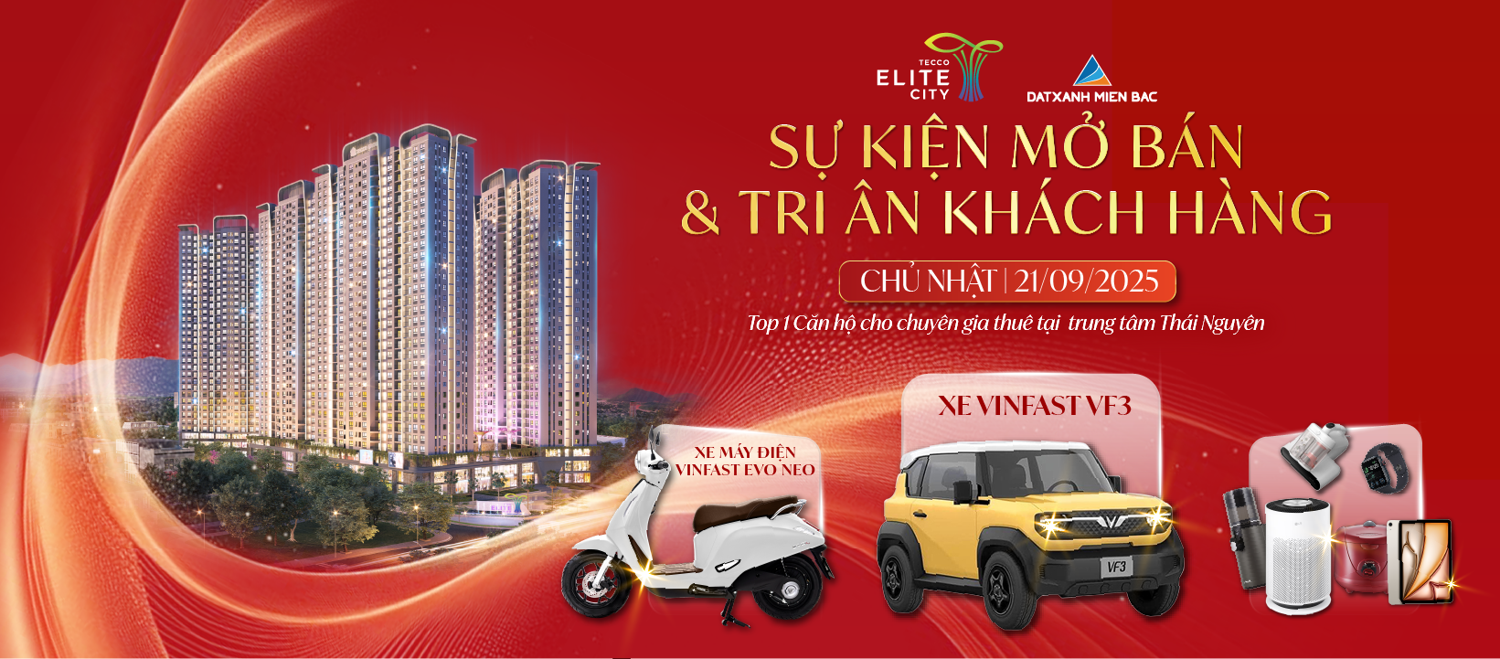 Sự kiện Mở bán và Tri ân khách hàng với quà tặng lên tới 400 triệu đồng