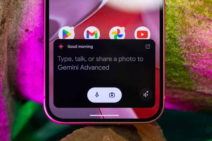 Trợ lý AI Gemini đã hoạt động mạnh mẽ trên điện thoại Pixel.