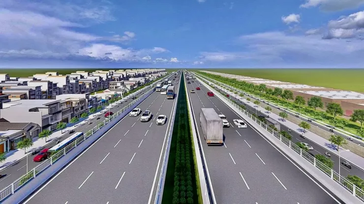 Phối cảnh đường liên phường Thới An - Thạnh Xuân. Ảnh: SXD