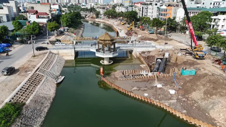 Dự kiến sau khi hoàn thành, hai ống dẫn nước lớn tại khu vực đập dâng cầu Quang sẽ giúp bổ cập nước từ Nhà máy xử lý nước thải Yên Xá về sông Tô Lịch với lưu lượng khoảng 200.000 m³/ngày đêm, giúp duy trì mực nước sông ở mức 3,5 m.