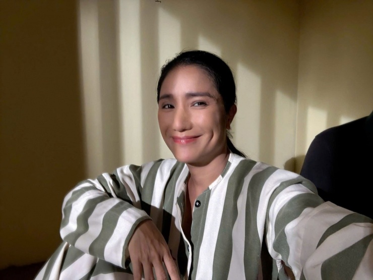 Diễn viên Cát Tường vào vai tù nhân trong phim mới. 