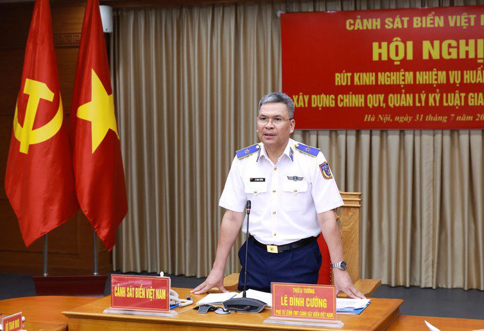 Thiếu tướng Lê Đình Cường được bổ nhiệm giữ chức Tư lệnh Cảnh sát biển Việt Nam. Ảnh: Cảnh sát biển Việt Nam