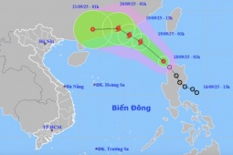 Tin tức trong ngày - Áp thấp nhiệt đới giật cấp 9 vào Biển Đông