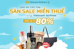 Vietnam Airlines tung ưu đãi miễn thuế trên không: Giảm đến 80% nhiều mặt hàng