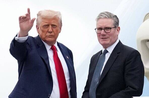 Tổng thống Mỹ Donald Trump và Thủ tướng Anh Keir Starmer. Ảnh: Getty