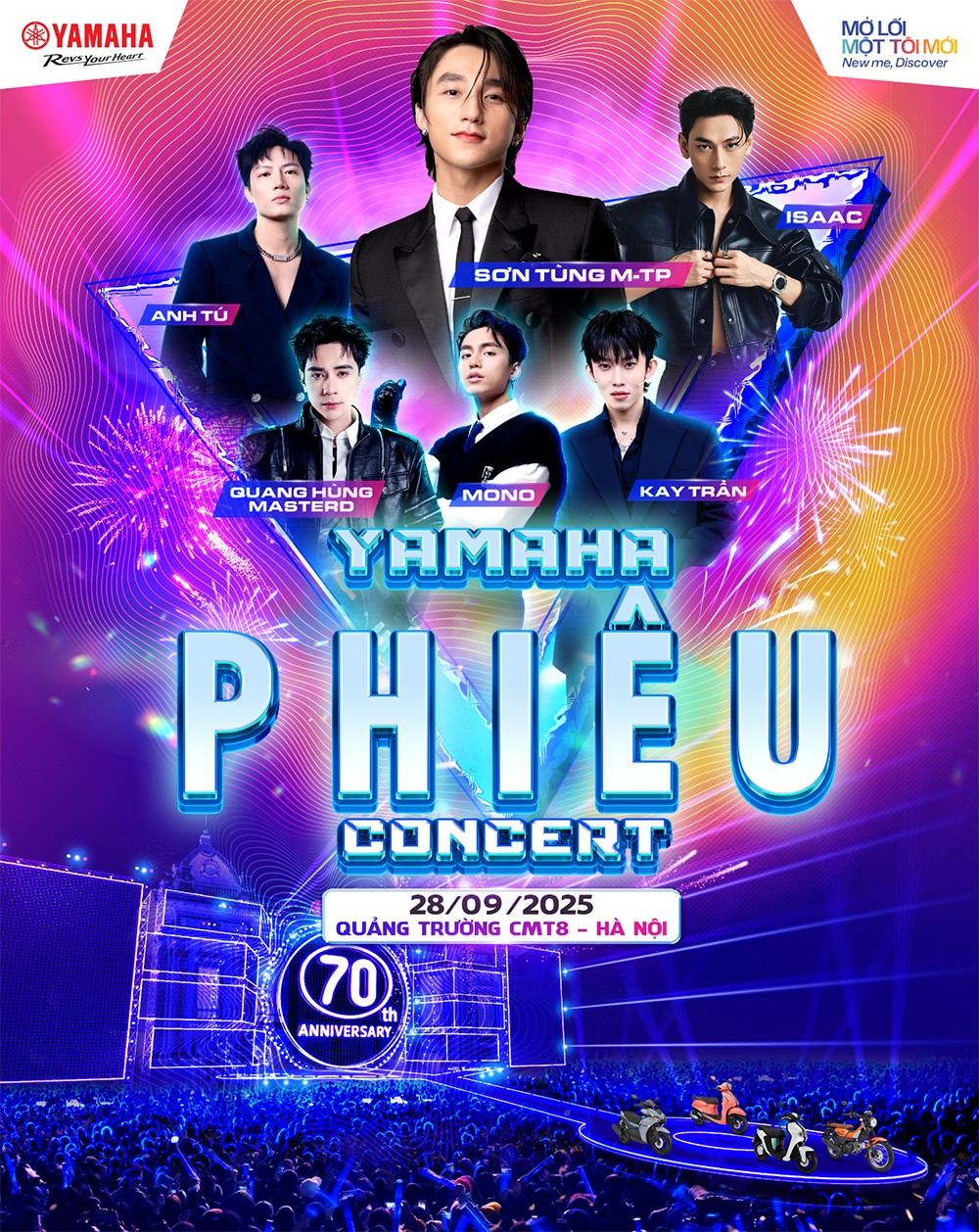 “Yamaha PHIÊU Concert” cùng dàn line-up đình đám