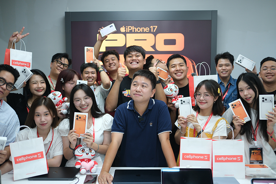 CellphoneS mở bán iPhone 17 và iPhone Air cho khách đặt trước, cùng ngày thị trường Mỹ - 1 CellphoneS mở bán iPhone 17 và iPhone Air cho khách đặt trước, cùng ngày thị trường Mỹ - 1