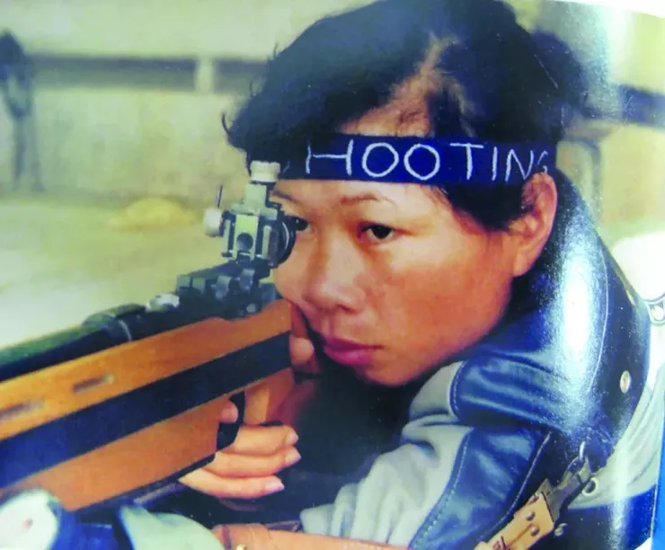 Từ SEA Games 15 - 1989, thể thao Việt Nam hội nhập với chiếc HCV lịch sử môn bắn súng của Đặng Thị Đông... Ảnh: NVCC