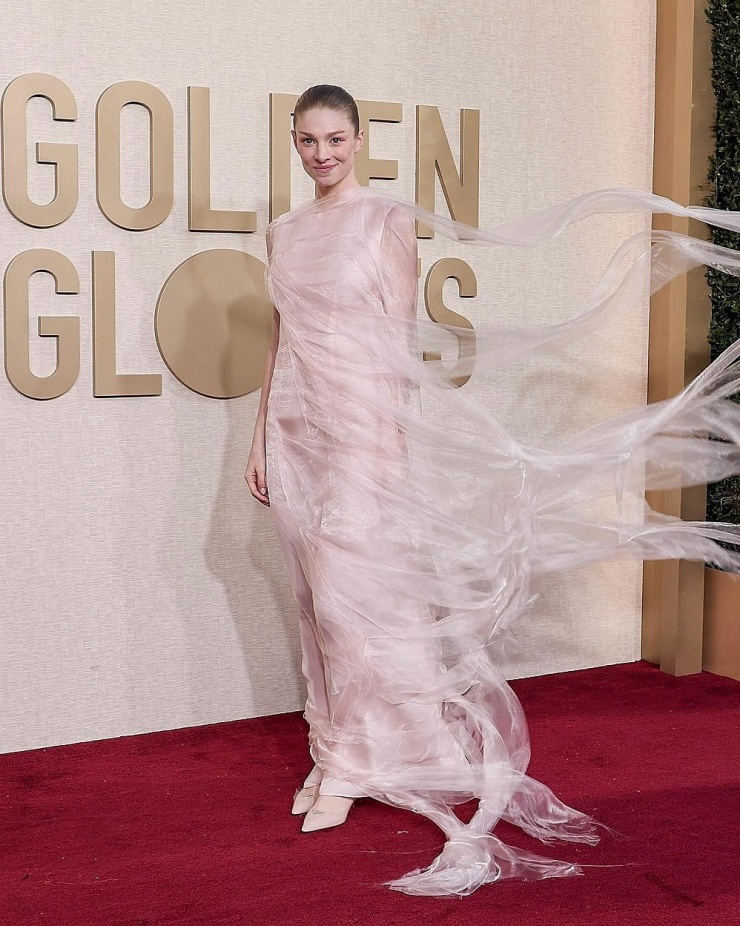 Nghệ sĩ tại lễ trao giải Golden Globes năm 2024. Ảnh: Instagram Hunter Schafer