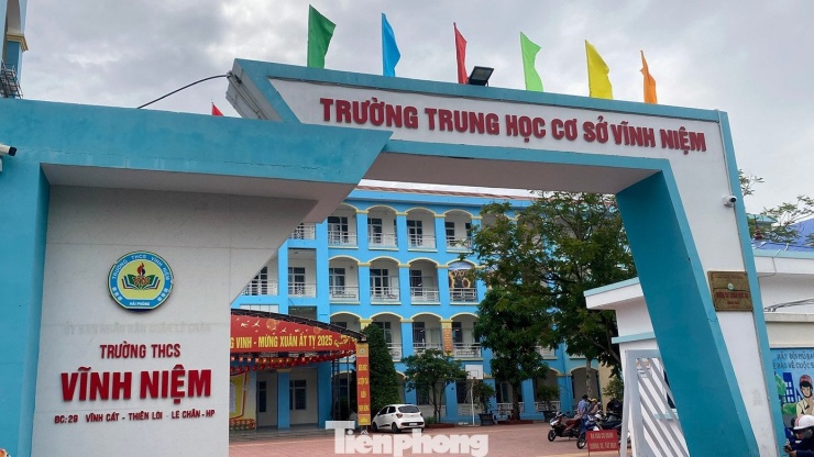 Trường THCS Vĩnh Niệm, phường An Biên (TP Hải Phòng).