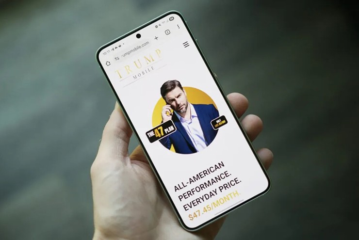 Trump Mobile đã quảng bá rầm rộ T1 Phone khi ra mắt.