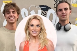 Giải trí - Hai con trai cao hơn 1,9 m của Britney Spears hiếm hoi xuất hiện