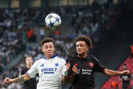 Video bóng đá Copenhagen - Leverkusen: Rượt đuổi 4 bàn, thoát hiểm phút 90+1 (Cúp C1)