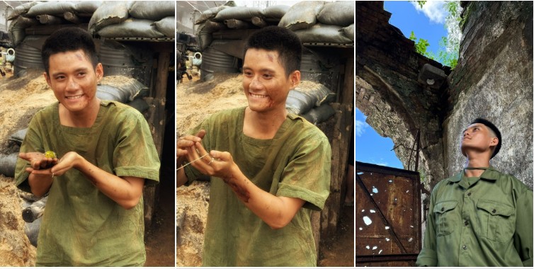 Chân dung chiến sĩ Tú &#39;Mưa đỏ&#39; bị bom nổ, chìm dưới sông nhói lòng khán giả - 2