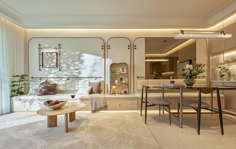 Không gian sống tại căn hộ 65m2
