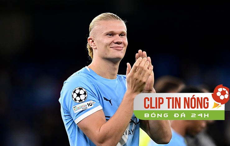 Tiền đạo Haaland tỏa sáng trước Napoli
