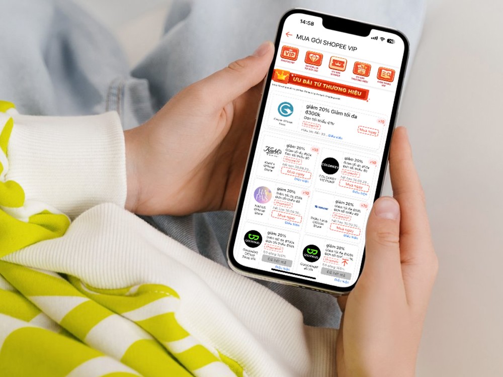 ShopeeVIP hội tụ loạt deal độc quyền từ đa dạng các thương hiệu.