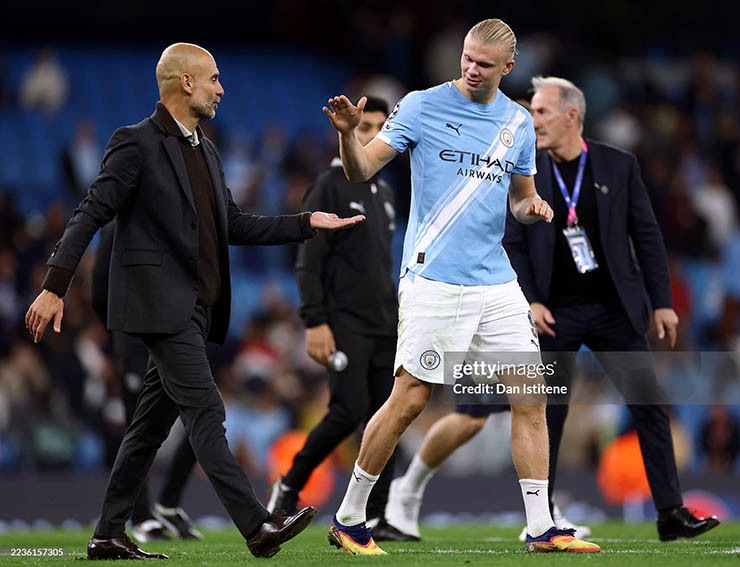 HLV Guardiola khen ngợi Haaland