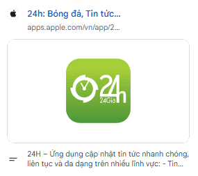 [THÔNG BÁO CHÍNH THỨC] Cập nhật ứng dụng “24h: Bóng đá, Tin tức” - 1