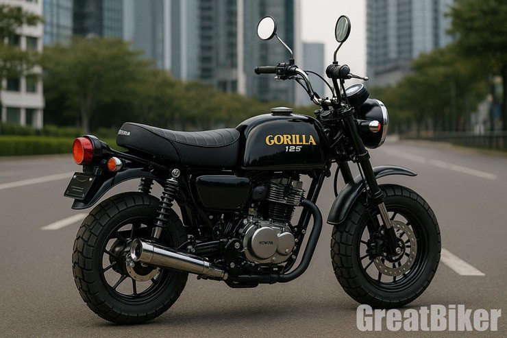 Ảnh dựng Gorilla 125 sắp bán ra (Ảnh: Great Biker).