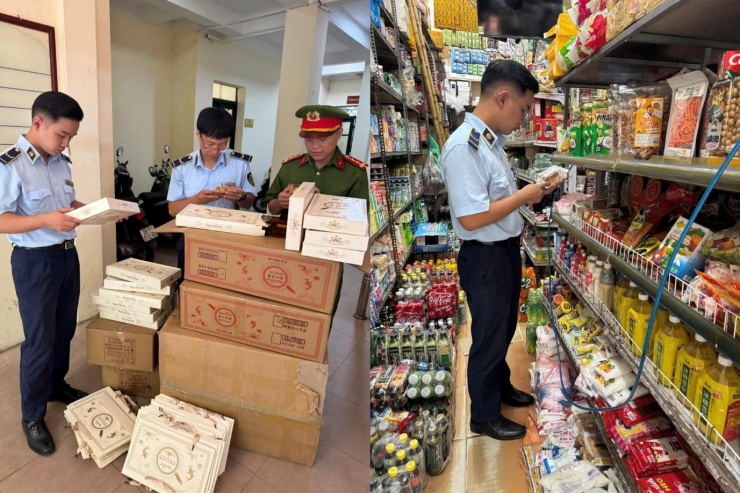 Lực lượng chức năng Hà Nội kiểm tra, xử lý vi phạm về ATTP