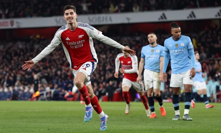 Arsenal thắng Man City với tỉ số 5-1 trong cuộc đối đầu gần nhất