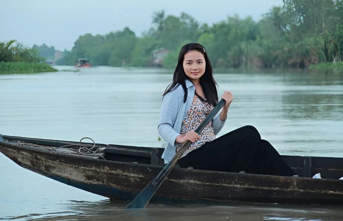 Phan Như Thảo thời đóng 'Bồng bềnh trên sông'.