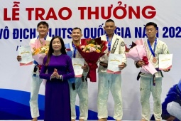 Đào Hồng Sơn thống trị Jujitsu Việt: 15 giây hạ đối thủ, chung kết thắng 8-0