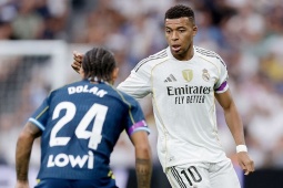 Bóng đá - Video bóng đá Real Madrid - Espanyol: Đỉnh cao Mbappe, nối dài mạch thắng (La Liga)