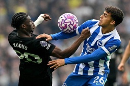 Trực tiếp bóng đá Brighton - Tottenham: Suýt có bàn đá phản thứ 2 (Ngoại hạng Anh) (Hết giờ)