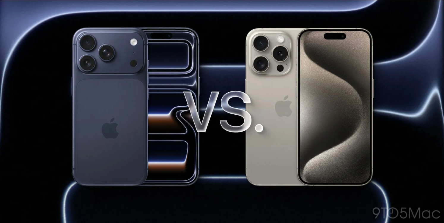 iPhone 17 Pro và iPhone 15 Pro.