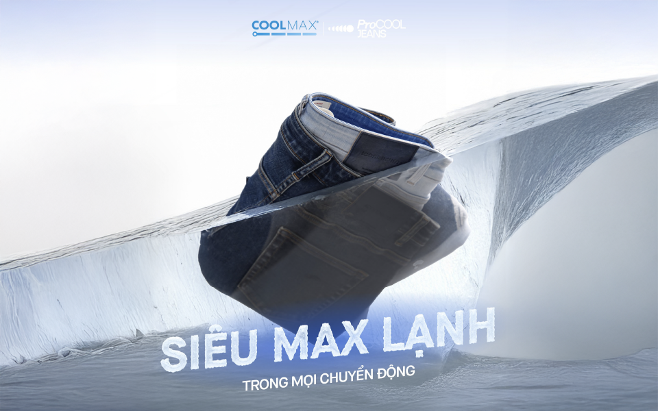 ICONDENIM tiên phong ra mắt ProCOOL Jeans – Max Lạnh, bước tiến đột phá trong hệ sinh thái Tech Urban Jeans.
