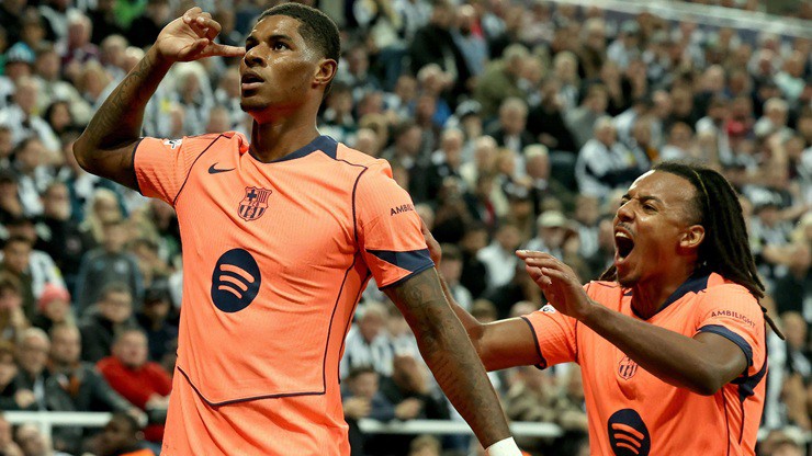 Rashford lập cú đúp giúp Barcelona hạ Newcastle