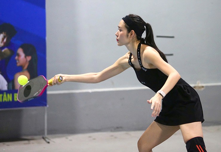 Đáng chú ý, dù đã tiếp cận với bộ môn pickleball được gần 1 năm, Bảo Ngọc cho biết đây mới chỉ là giải đấu thứ 3 mà cô tham gia.